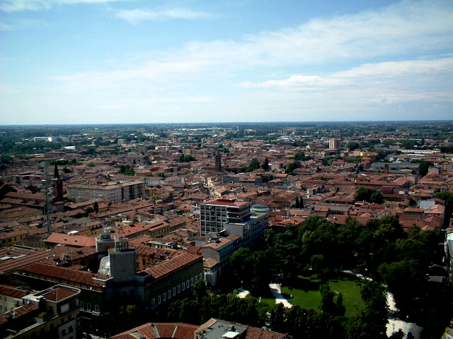 Cremona vista dal Torrazzo.